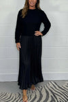Pleated Maxi Dress
