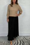 Pleated Maxi Dress