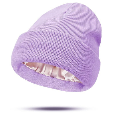 Satin Lined Winter Beanie